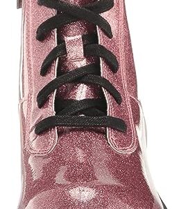 UGG Girls T Ashton LACE UP Fashion Boot, Glitter Pink, 12 Little Kid