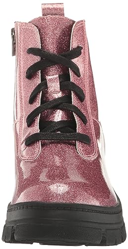 UGG Girls T Ashton LACE UP Fashion Boot, Glitter Pink, 12 Little Kid