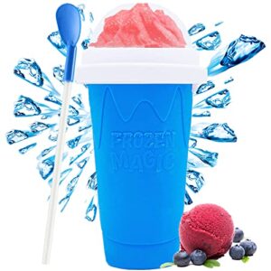 frozen magic slushy maker cup,tik tok quick frozen smoothies cup,slushy squeeze cup slushie maker cup ice cup,cool stuff ice cream maker for kids teens family