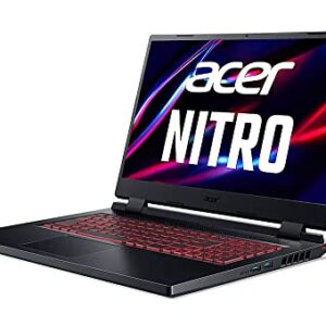 acer 2022 Nitro 5 17.3" FHD 144Hz FHD IPS Gaming Laptop, Intel Core i5-12500H Processor, 32GB RAM, 1TB PCIe SSD, Backlit Keyboard, NVIDIA GeForce RTX 3050 Graphics, Windows 11, Black, 32GB USB Card