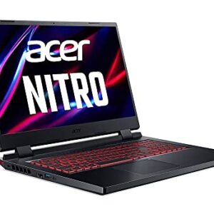 acer 2022 Nitro 5 17.3" FHD 144Hz FHD IPS Gaming Laptop, Intel Core i5-12500H Processor, 32GB RAM, 1TB PCIe SSD, Backlit Keyboard, NVIDIA GeForce RTX 3050 Graphics, Windows 11, Black, 32GB USB Card