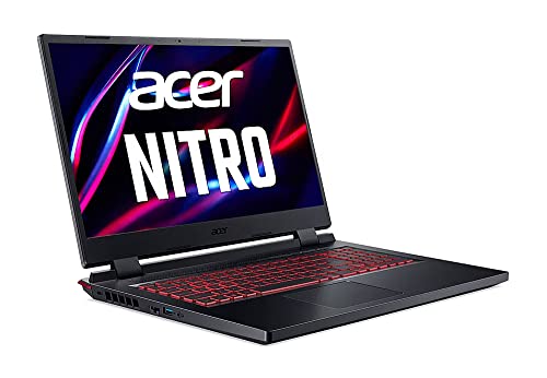 acer 2022 Nitro 5 17.3" FHD 144Hz FHD IPS Gaming Laptop, Intel Core i5-12500H Processor, 32GB RAM, 1TB PCIe SSD, Backlit Keyboard, NVIDIA GeForce RTX 3050 Graphics, Windows 11, Black, 32GB USB Card