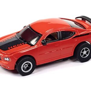 Auto World Xtraction 2007 Dodge Charger SRT8 (Red) HO Scale Slot Car