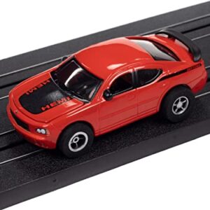 Auto World Xtraction 1969 Dodge Charger (Red) HO Scale Slot Car