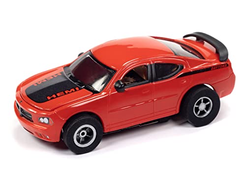 Auto World Xtraction 1969 Dodge Charger (Red) HO Scale Slot Car