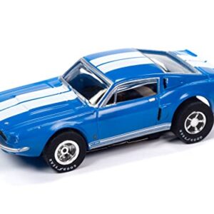 Auto World Xtraction 1967 Shelby GT500 Mustang (Blue) HO Scale Slot Car