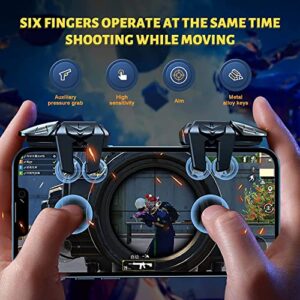 13 in 1 PUBG Mobile Triggers Combo, L2R2 4 Triggers Mobile Phone Controller for PUBG/Fortnite/Call of Duty/Rules of Survival, Aim & Fire Trigger for iPhone & Android Phones