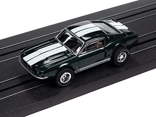 Auto World Xtraction 1967 Shelby GT500 Mustang (Highland Green) HO Scale Slot Car