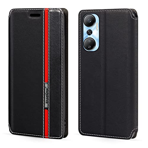 Shantime for Infinix Hot 20 4G Case, Fashion Multicolor Magnetic Closure Leather Flip Case Cover with Card Holder for Infinix Hot 20 Free Fire X6826B (6.82”)