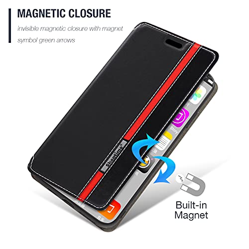 Shantime for Infinix Hot 20 4G Case, Fashion Multicolor Magnetic Closure Leather Flip Case Cover with Card Holder for Infinix Hot 20 Free Fire X6826B (6.82”)