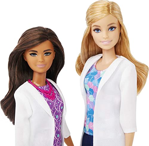 Barbie Science Lab Playset with 2 Dolls, Lab Bench and 10+ Accessories [Amazon Exclusive]