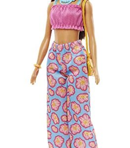 Barbie Doll and Fashion Advent Calendar, 24 Clothing and Accessory Surprises Like Swimsuit, Dress, Hat and Pet Kitten