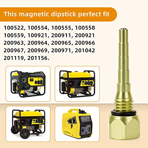 Magnetic Oil Dipstick Compatible with Champion 2000/2500 Watt Inverter Generator, with O-Ring