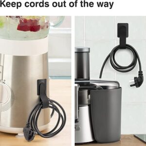 Cord Organizer for Appliances 6PCS - Cord Wrapper for Appliances Cord Holder Kitchen Appliance Cord Winder Appliance Cord Organizer Stick On Mixer, Blender, Coffee Maker, Pressure Cooker and Air Fryer