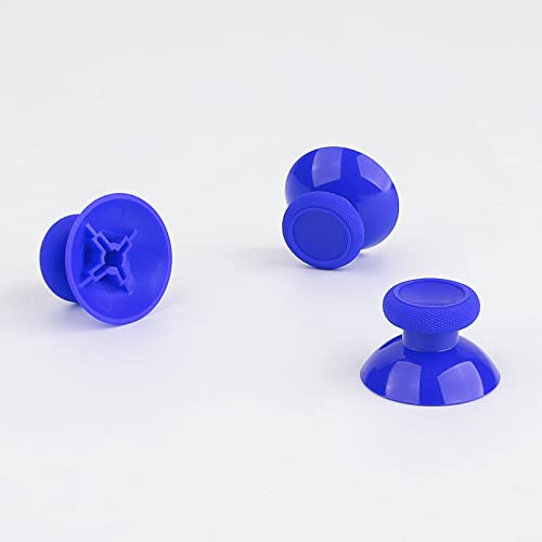 TOMSIN Replacement Joysticks for Xbox One Series X/S Controller,4PCS True Rubberized Thumbsticks Repair Kit for Xbox One Wireless Controller(Blue)