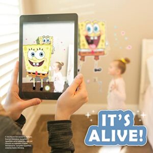 Wall Palz Spongebob Squarepants Wall Decal - 24" Spongebob Stickers with 3D Augmented Reality Interaction - Spongebob Bedroom Decor