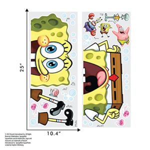 Wall Palz Spongebob Squarepants Wall Decal - 24" Spongebob Stickers with 3D Augmented Reality Interaction - Spongebob Bedroom Decor