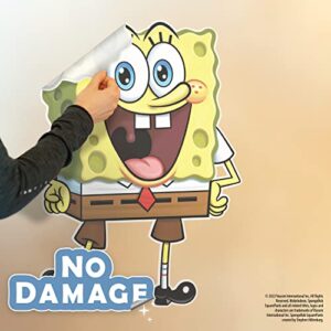 Wall Palz Spongebob Squarepants Wall Decal - 24" Spongebob Stickers with 3D Augmented Reality Interaction - Spongebob Bedroom Decor