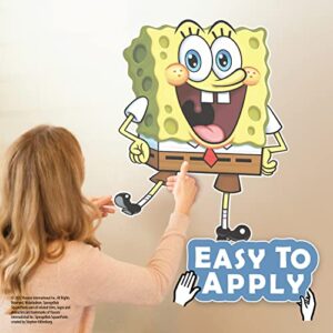 Wall Palz Spongebob Squarepants Wall Decal - 24" Spongebob Stickers with 3D Augmented Reality Interaction - Spongebob Bedroom Decor