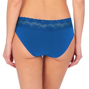 Natori Women's Bliss Perfection: O/S V-Kini, Blue Lapis, OS