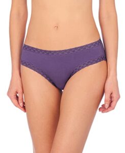 natori women's bliss girl brief, blue lavender, m