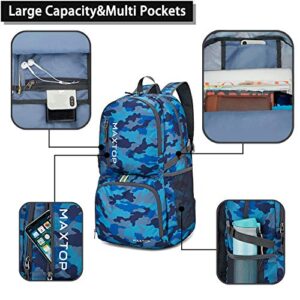 MAXTOP 40/50L Lightweight Packable Backpack for Hiking Traveling Camping Water Resistant Foldable Outdoor Travel Daypack