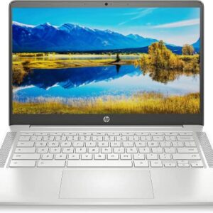 HP 2023 14" FHD IPS Chromebook, Intel Processor Up to 3.25GHz, 8GB Ram, 128GB SSD, 4K Graphics, Super-Fast 6th Gen WiFi, Dale Silver, Chrome OS (Renewed) (Dale Silver)