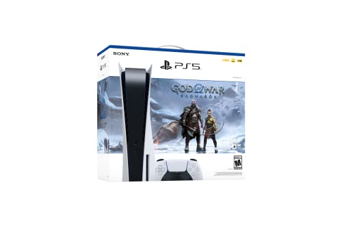 PlayStation PS5 Console – God of War Ragnarök Bundle (Renewed)