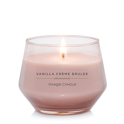 Yankee Candle Studio Medium Candle, Vanilla Crème Brûlée, 10 oz