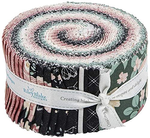 Dani Mogstad at First Sight Rolie Polie 40 2.5-inch Strips Jelly Roll Riley Blake RP-12680-40