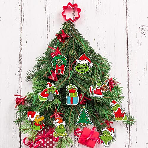 Christmas Tree Decorations - 30PCS Grinch Christmas Tree Hanging Ornament Holiday Xmas Ornaments Christmas Decorations Indoors Home Decor