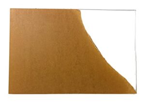 clear cast acrylic plexiglas sheet, 1/4" thick, 8" x 12" by e.h.c