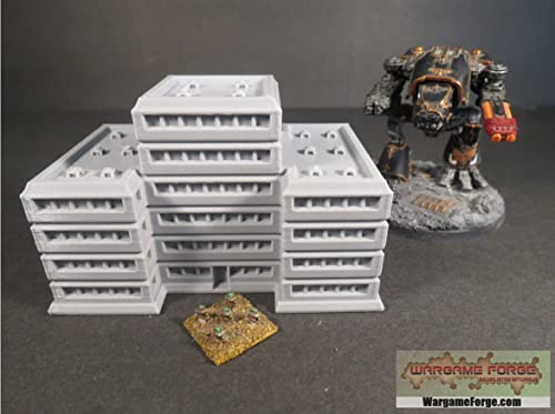 Military Command HQ 6mm/8mm Tabletop Terrain Compatible with Epic, Adeptus Titanicus, Hex Maps