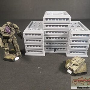 Military Command HQ 6mm/8mm Tabletop Terrain Compatible with Epic, Adeptus Titanicus, Hex Maps