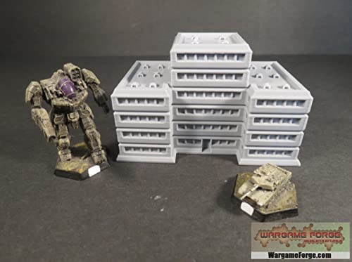 Military Command HQ 6mm/8mm Tabletop Terrain Compatible with Epic, Adeptus Titanicus, Hex Maps