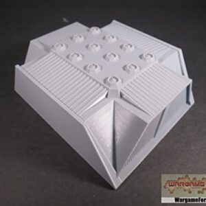 Military Hangar 6mm/8mm Tabletop Terrain Compatible with Epic, Adeptus Titanicus, Hex Maps