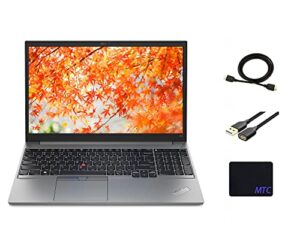 lenovo thinkpad e15 gen 4 15.6" fhd laptop, amd ryzen 7-5825u(up to 4.3 ghz), octa-core(8-cores), 16gb ddr4 ram, 1tb pcie ssd, amd radeon graphics, windows 10/11 pro, with mtc pc accessories