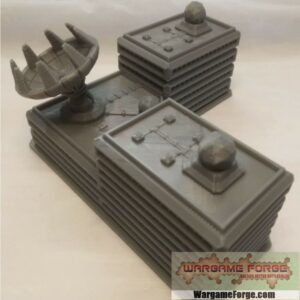 Communications Center 6mm/8mm Tabletop Terrain Compatible with Epic, Adeptus Titanicus, Hex Maps