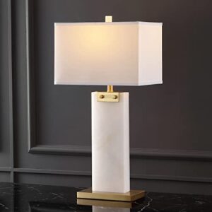 Safavieh Couture Lighting Collection Morgen Handmade Gold/White Alabaster 30-inch Table Lamp