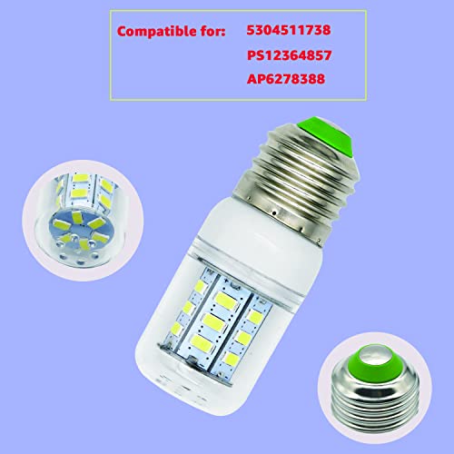 Sousery Replace 5304511738 LED Refrigerator Bulb, KEI D34L Refrigerator, AP6278388, PS12364857, Compatible with Frigidaire Kenmore Refrigerator Bulb, 85-265V 3.5W Cool White VS.(1Pack)