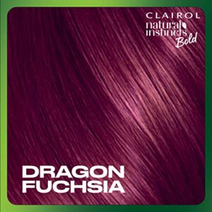 Clairol Natural Instincts Bold Permanent Hair Dye, F66 Dragon Fuchsia Hair Color, Pack of 1