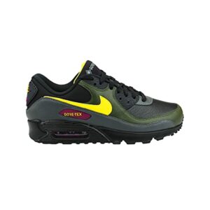 Nike mens Air Max 90 GTX Shoes, Black/Tour Yellow-cargo Khaki, 11