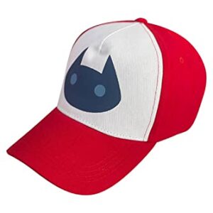 Unisex Luz Noceda Cosplay Hat Owl Print Baseball Cap Luz Cosplay Costume Accessories Adjustable (Red Cap)