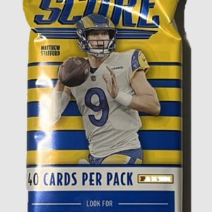 2022 Panini Score Football Cello Fat Pack - 40 Trading Cards Per Pack
