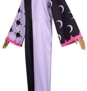 Kids Owl House Collector Cosplay Costume Jumpsuit Pajamas Halloween Uniform Outfit with Hat (Purple, Large)