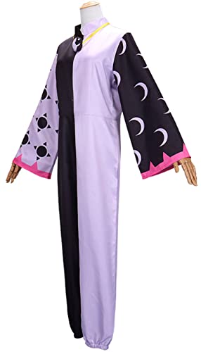 Kids Owl House Collector Cosplay Costume Jumpsuit Pajamas Halloween Uniform Outfit with Hat (Purple, Large)