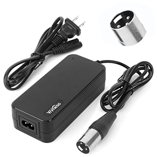 24V 2A Electric Scooter Charger XLR for Go-Go Elite Traveller Plus HD US, Ezip Mountain Trailz, Jazzy Power Chair Charger, Pride Mobility