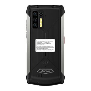 Ulefone Power Armor 13 (8GB + 128GB) Rugged Smartphone, 13200mAh Large Battery, FHD+ 6.81" Screen Octa-core 48MP Quad Camera Android 11, NFC OTG Wireless Charging, IP68 Waterproof Unlocked Cell Phone