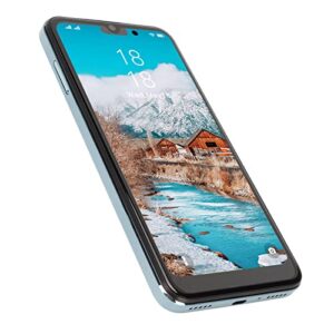 I14proMax Unlocked Cell Phone, 6.3in HD Screen Smartphone, Dual Sim 4G Mobile Phone, 6+128G, 8MP + 16MP, 4000mAh, Face ID, BT, FM, WiFi, for Android12,Blue