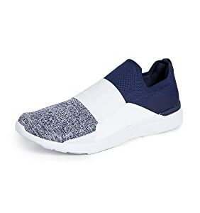 APL: Athletic Propulsion Labs Men's Techloom Bliss Sneakers, Navy/White/Melange, 10 Medium US